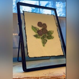 Berry Bliss Watercolor Framed Art